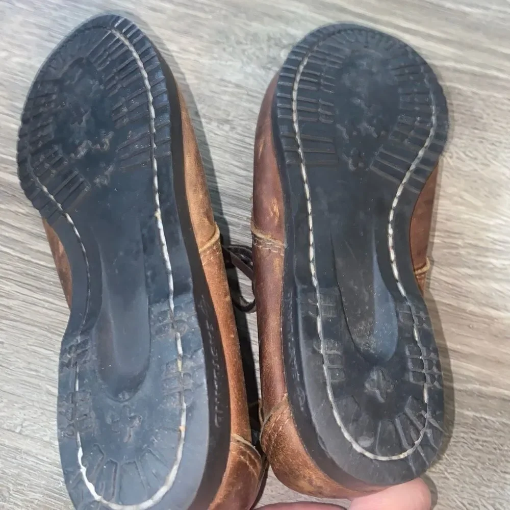 Kid's Eastland Brown Leather Oxford Shoes